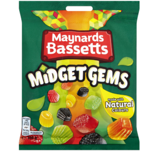 Maynards Bassetts Midget Gems 160g (Box of 12)