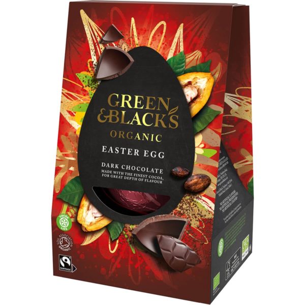 GB Organic Dark Chocolate Egg 165g