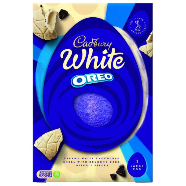 Cadbury White Chocolate with Oreo Egg 220g