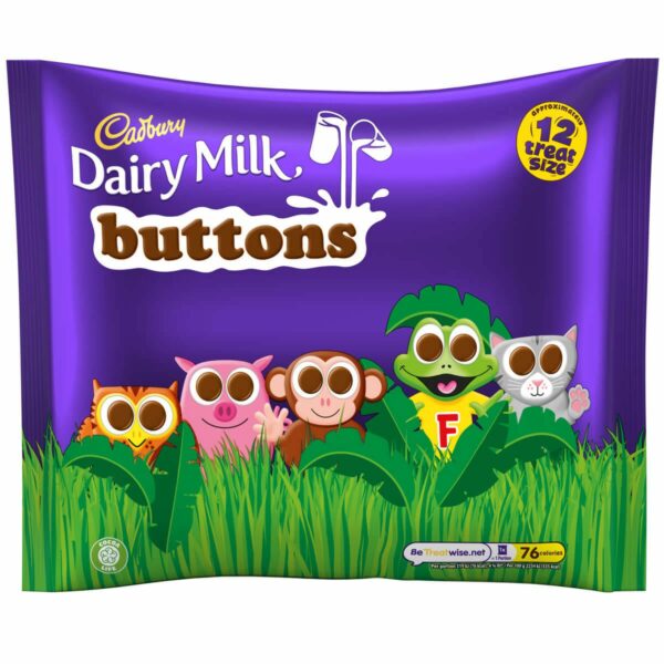 Cadbury Buttons Treatsize Minis 12 Pack 170g