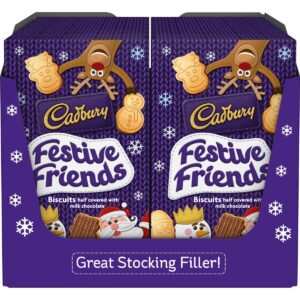 Cadbury Festive Friends Biscuits 150g (Box of 12)