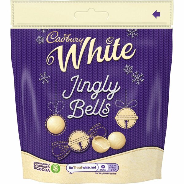 Cadbury White Jingly Bells Chocolate Bag