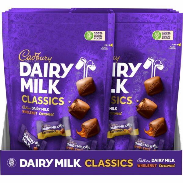 Cadbury Dairy Milk Chunk Mixed Pouch (Box of 8)