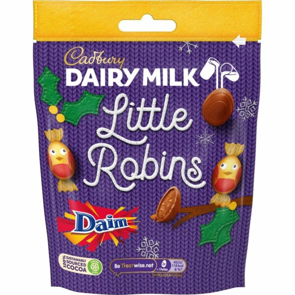 Cadbury Dairy Milk Little Robins Daim Bag
