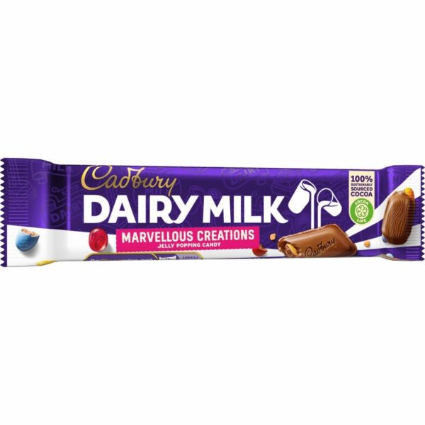 Dairy Milk Jelly Popping Candy 47g (Box of 24)