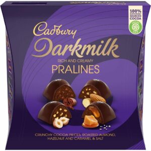 Cadbury Darkmilk Pralines Gift Box 236g