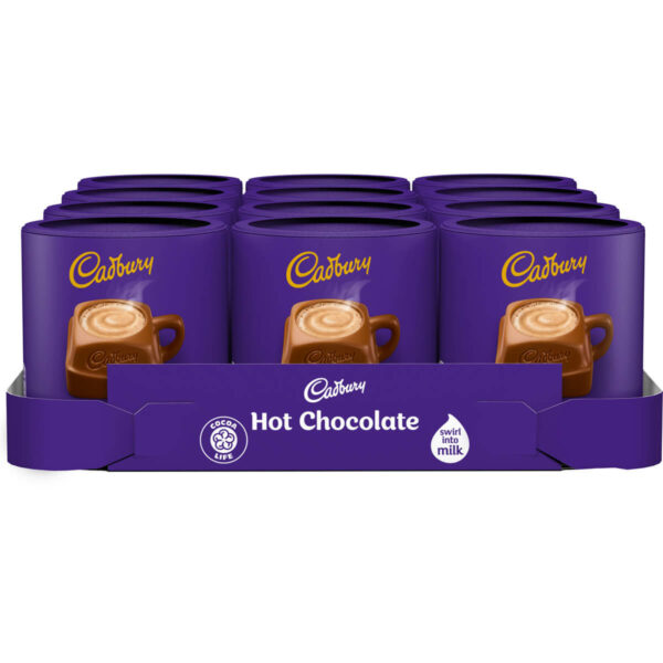 Cadbury Drinking Chocolate 250g (Box of 12)