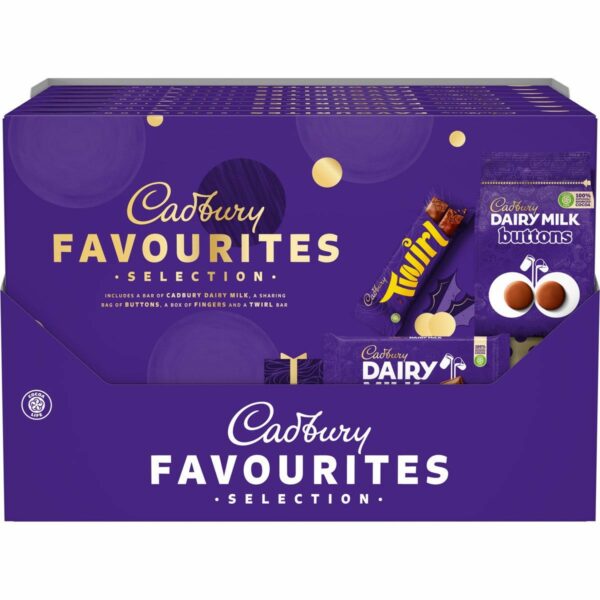 Cadbury Favourites Chocolate Selection Box 370g (Box of 7)