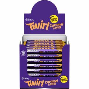 Cadbury Twirl Caramel Bar 43g (Box of 48)