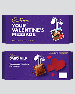 Dairy Milk 360g with Valentine's Day sleeve X Large