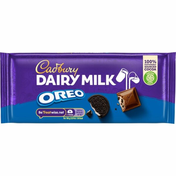Dairy Milk Oreo Bar 120g (Box of 17)