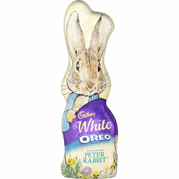 Cadbury White Oreo Peter Rabbit Hollow Bunny 100g (Box of 8)