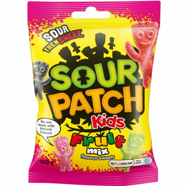 Maynards Sour Patch Kids Fruit Mix Bag 140g