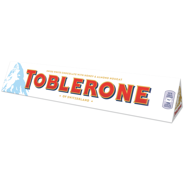Toblerone White Bar 360g (Box of 10)