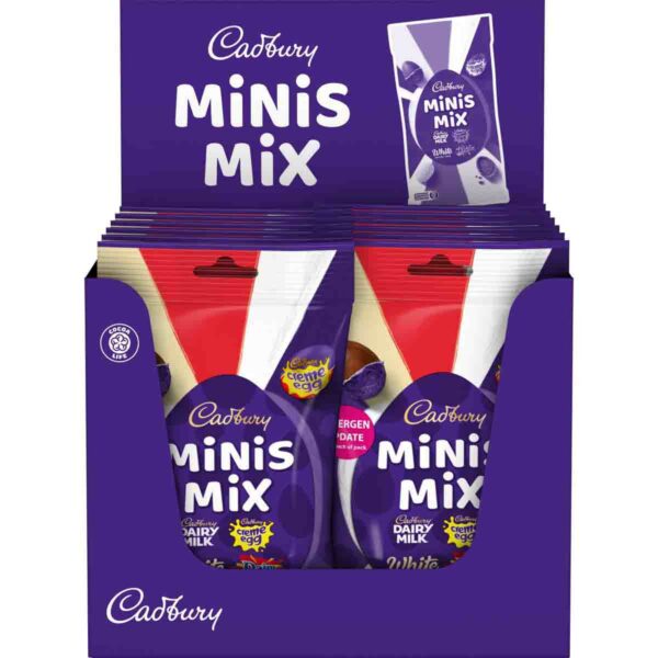 Cadbury Minis Mix Eggs Bag 238g (Box of 12)