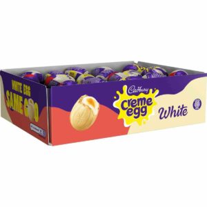Cadbury White Chocolate Creme Egg (Box of 48)