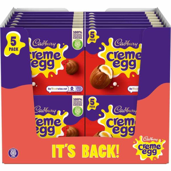 Creme Egg 5 Pack 200g (Box of 28)