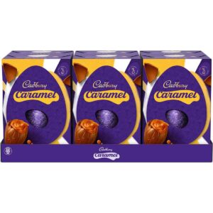 Cadbury Caramel Milk Chocolate Easter Egg 195g (Box of 6)