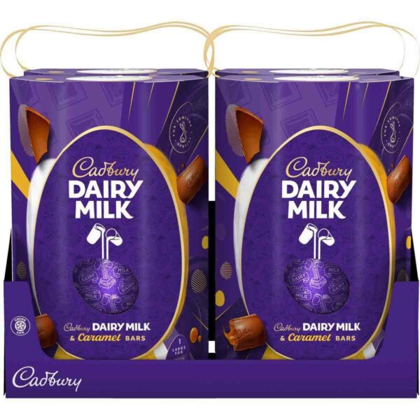 Dairy Milk Chocolate Easter Egg 245g (Box of 4)