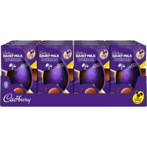 Cadbury Dairy Milk Giant Chocolate Buttons Egg (Box of 12)