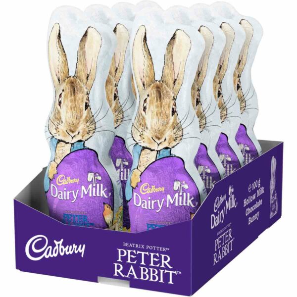Dairy Milk Easter Peter Rabbit 100g (Box of 8)