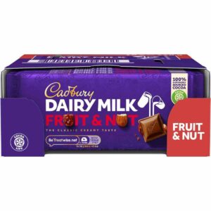 Dairy Milk Fruit & Nut 110g (Box of 18)