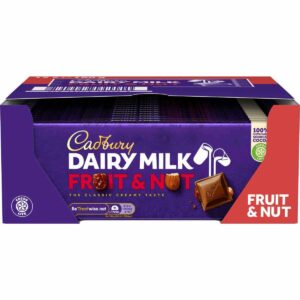 Dairy Milk Fruit & Nut 180g (Box of 15)