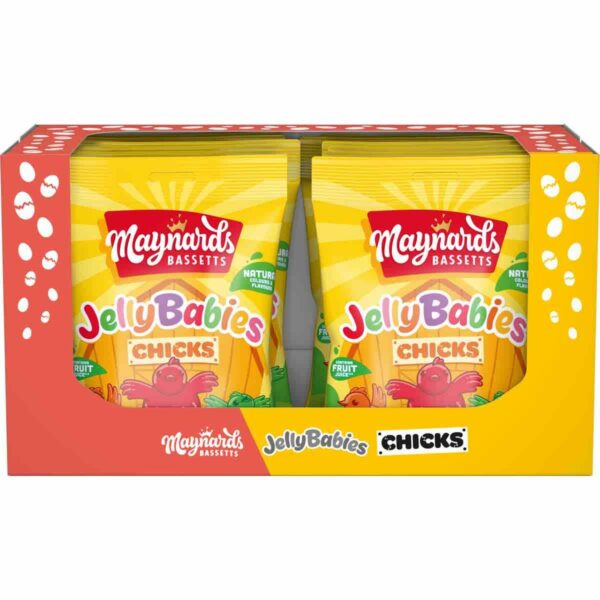 Maynards Bassetts Jelly Babies Chicks (Box of 12)