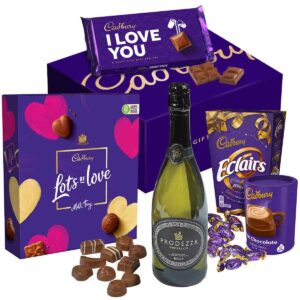 Cadbury Valentine Milk Tray & Prosecco Gift
