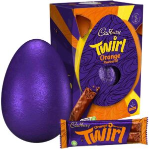 Cadbury Orange Twirl Chocolate Easter Egg (198g)