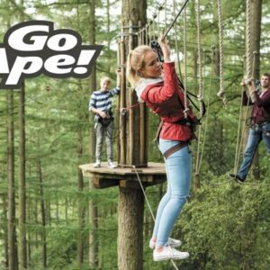 Tree Top Adventure for One Adult and Two Children at Go Ape