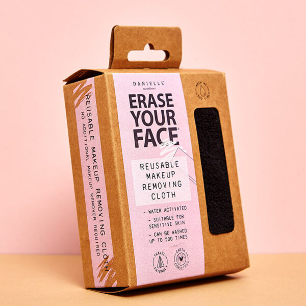 Erase Your Face - Black Reusable Makeup Removing Cloth - Single