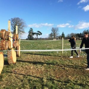 Axe Throwing for Two at Devon Country Pursuits
