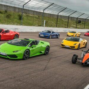 Six Supercar Driving Blast with High Speed Passenger Ride