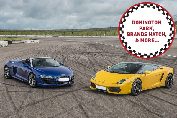 Double Supercars Driving Thrill at a Top UK Race Track