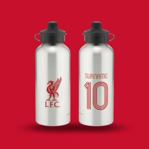 Personalised Liverpool FC Retro Shirt Water Bottle