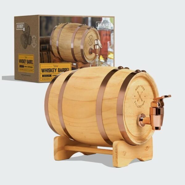Wooden Mini Whiskey Barrel