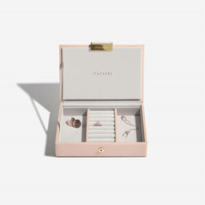 Stackers Blush Pink Mini Jewellery Box