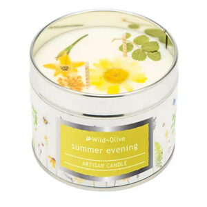 Pressed Flower Candle - Summer Evening