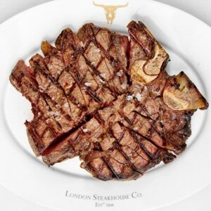 24oz Porterhouse Steak to Share with Unlimited Chips and a Cocktail for Two at London Steakhouse Co