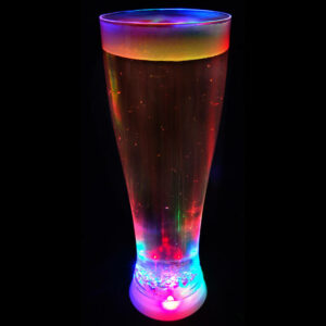 LED Strobing Beer Glass