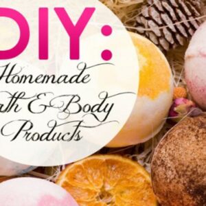 Online Soap and Bath Bomb Making Workshop for One