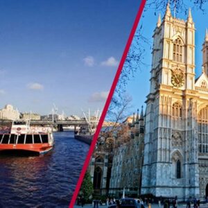Visit to Westminster Abbey and Thames Cruise Rover Pass for Two