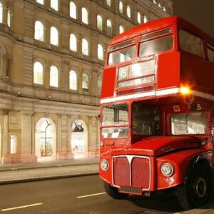 Vintage Bus Tour of London and Thames Cruise for Two