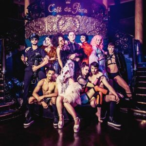 VIP Saturday Night Cabaret Show with Three Course Meal for Two at Cafe de Paris