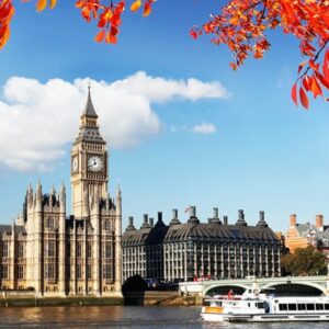 Westminster Sightseeing Cruise on the Thames for Two – Return Trip