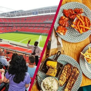 Wembley Stadium Tour and Three Course Meal at Cabana Wembley for Two