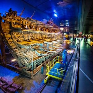 VIP Museum Guided Tour with Sparkling Afternoon Tea for Two at Mary Rose Museum