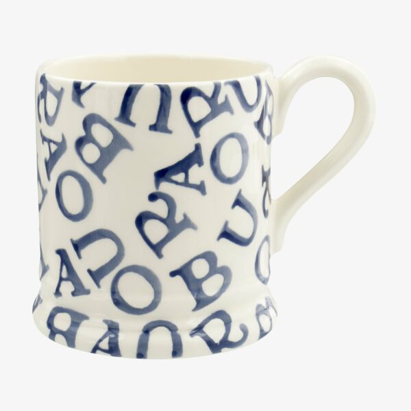 Seconds Barbour All-Over Stormy Blue 1/2 Pint Mug