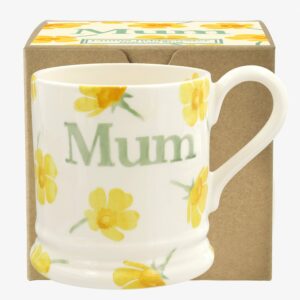 Buttercup Scattered Mum 1/2 Pint Mug Boxed